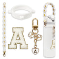 Cute Letter Charm Set Compatible with Owala Water Bottle 24 oz, 32 oz, 40 oz, Owala Kids, Owala Coffee Tumbler, Owala FreeSip - 