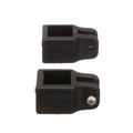 Seachoice Square Jaw Slide For 1 In. Square Tube Bimini Tops, Black Nylon, Pack Of 2