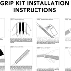 Winn Dri-Tac Standard Navy Blue - 9 Piece Golf Grip Bundle