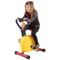 Kids Exercise Bike  Indoor Stationary Cycle Riding Toy with Adjustable Seat  Kids Workout Equipment for Boys and Girls Ages 4 