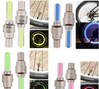 Dkiigame 10 Pack Of Led Flash Tyre Wheel Valve Cap Light For Bike Bicycle Motorbicycle Wheel Light Tire (2 X Red, 2 X Yellow, 2