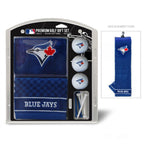 Team Golf Mlb Toronto Blue Jays Gift Set: Embroidered Golf Towel, 3 Golf Balls, And 14 Golf Tees 2-3/4'' Regulation, Tri-Fold To