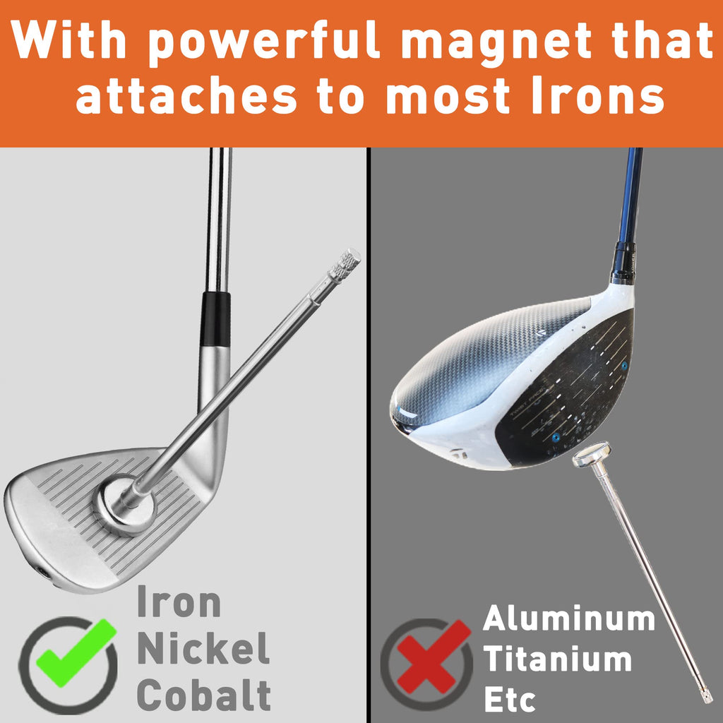 The Golfer Store Golf Alignment Rods, Golf Swing Trainer Aid Golf Club Alignment Stick Corrector Help Visualize And Align Your G