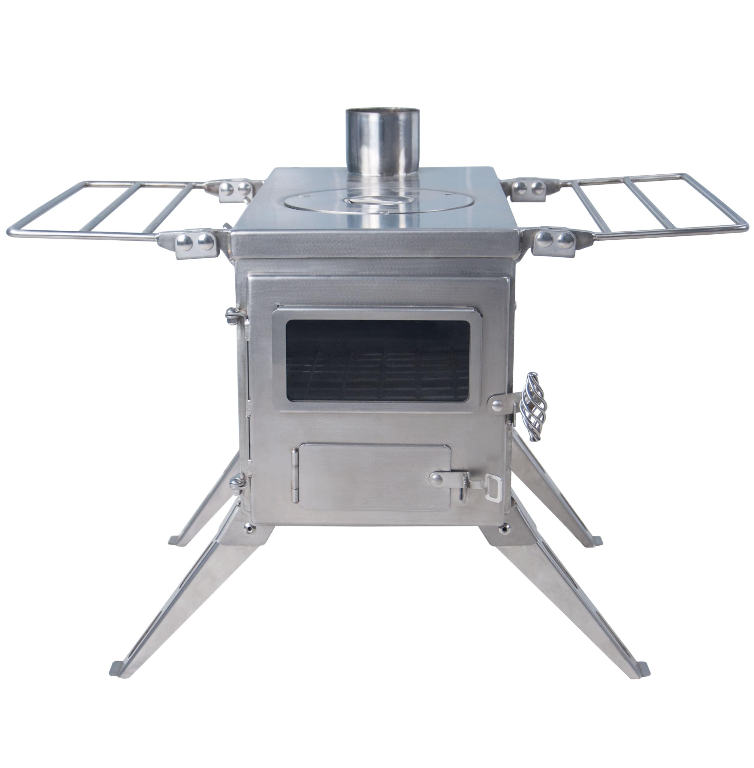Winnerwell Nomad Medium Tent Stove  Tiny Portable Wood Burning Stove For Tents, Shelters, And Camping  800 Cubic Inch Firebox  P