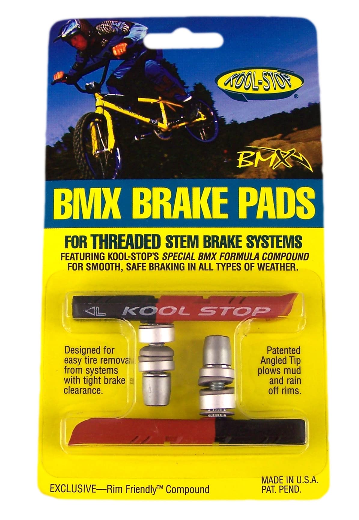 Kool Stop 2 Compound Bmx Bike Brake Pads - Black
