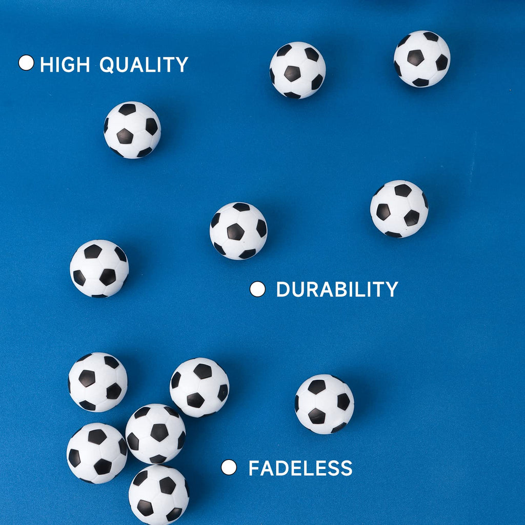 Gse Foosball Table Replacement Balls, 36Mm Tabletop Soccer Football Balls For Foosball Table Accessories (White-12 Pack)