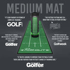 Puttout Pro Golf Putting Mat - Perfect Your Putting (7.87-Feet X 1.64-Feet) (Green)