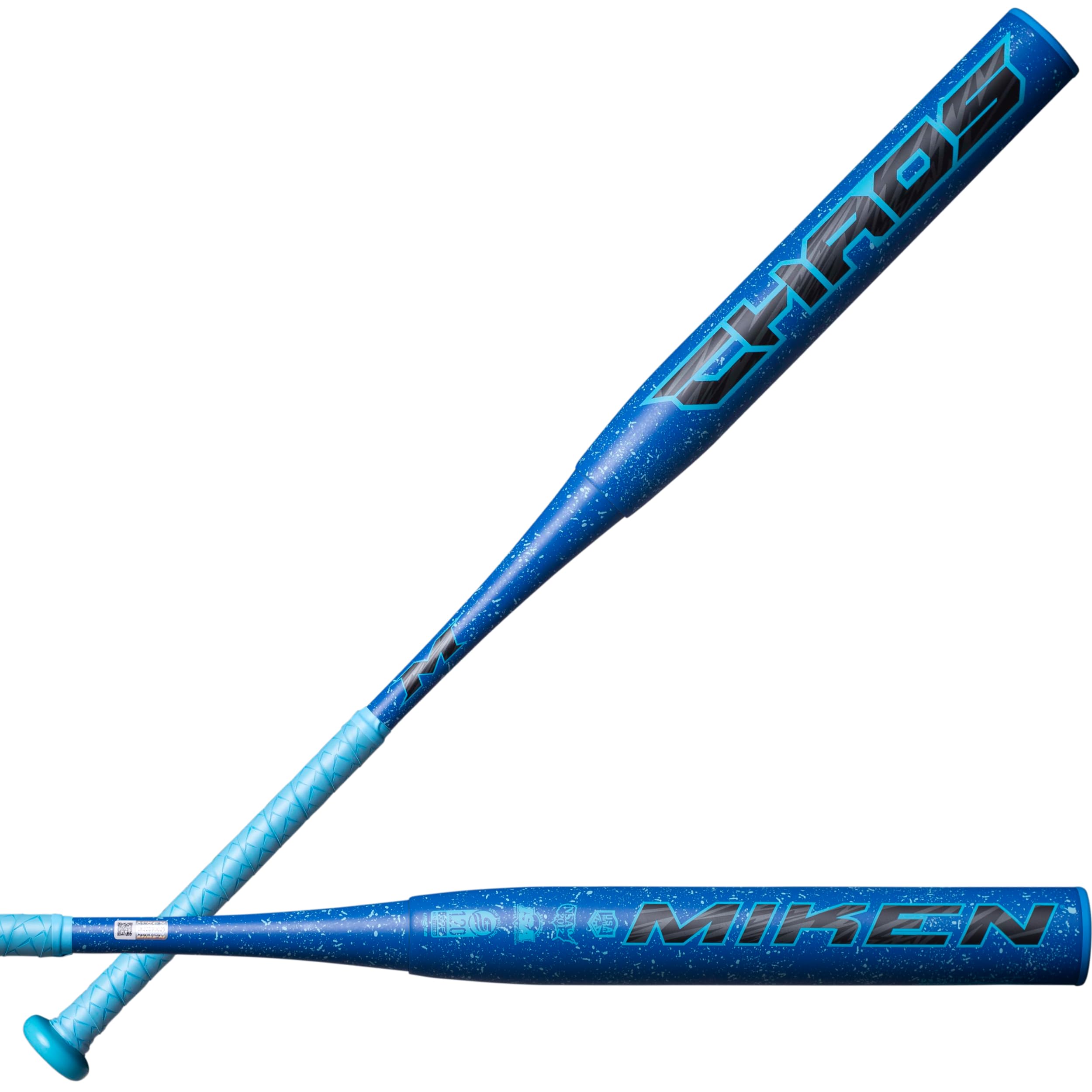 Miken | Chaos Alloy Slowpitch Softball Bat | 14 Barrel | 26 oz | Blue