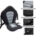 2 Pack Of Kayak Seat Deluxe Padded Canoe Backrest Seat Sit On Top Cushioned Back Support Sup Paddle Board Seats With Detachable
