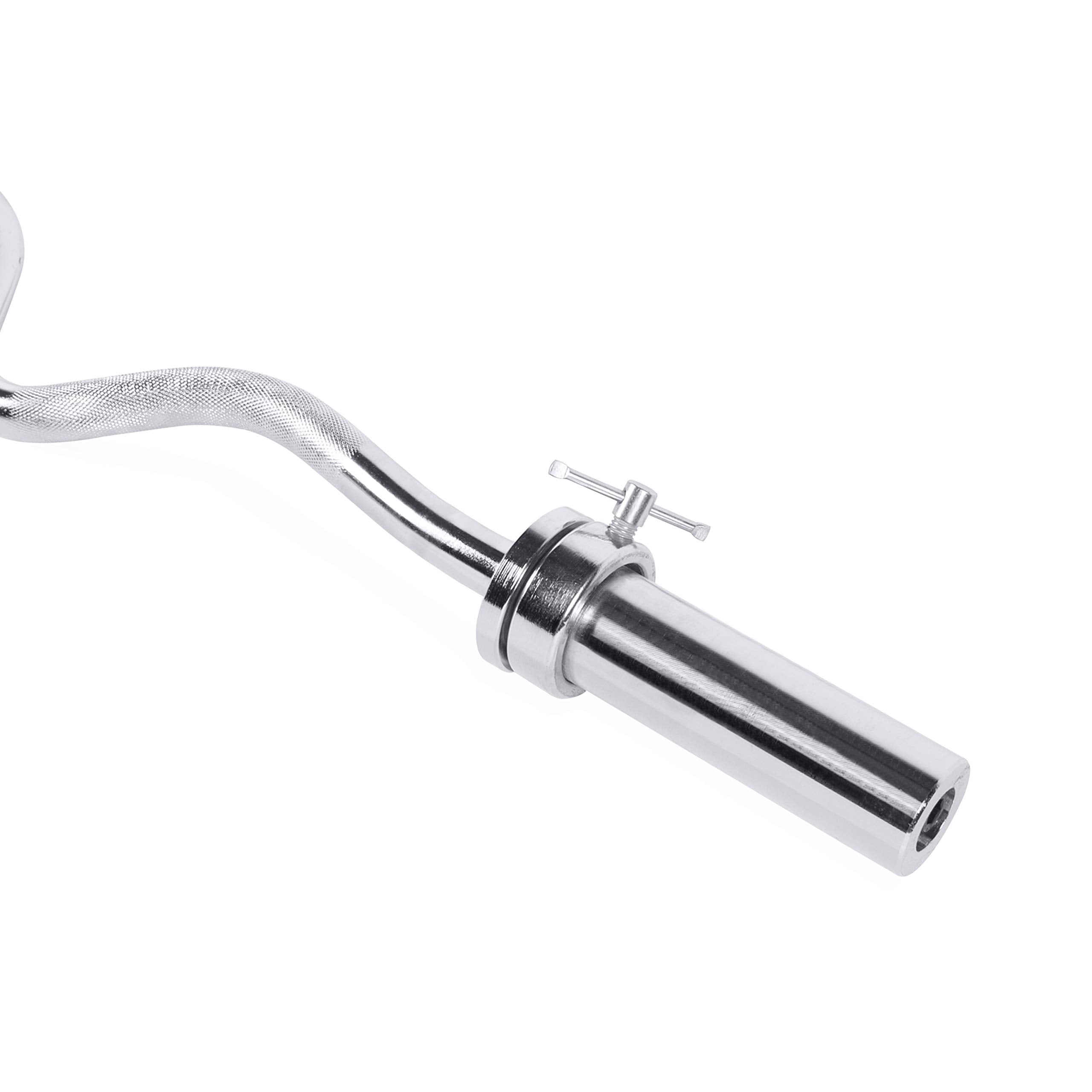 Cap Barbell Olympic Super Curl Bar New Version, 48-Inch (Obis-48)