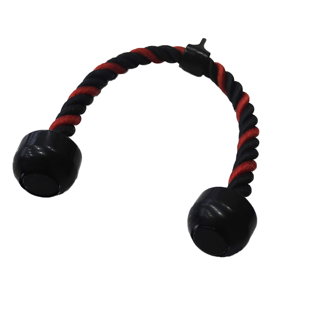 Cap Barbell Deluxe Triceps Rope, Red/Black