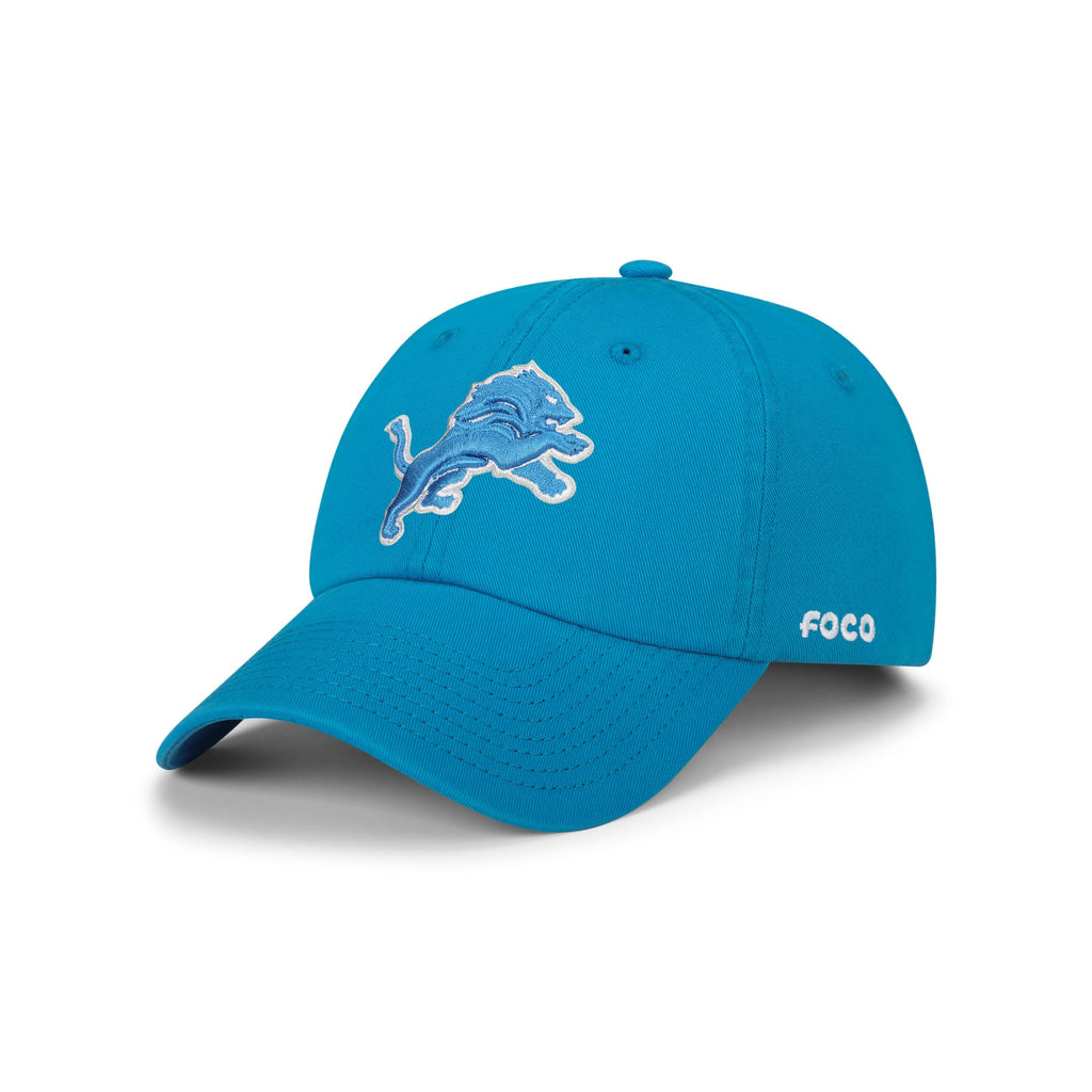 Foco Men'S Detroit Lions Cap Nfl Logo Casual Hat, Team Color