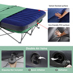 Kampkeeper Camping Cot,Camping Cots For Adults,Folding Camping Cot With Inflatable Air Mattress And Carry Bag,For Outdoor Travel