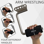 Korikahm Upgraded Lat Pulldown Attachments Double D Handle,Armwrestling Handles,V Bar Cable Machine Attachments, Cable Attachmen