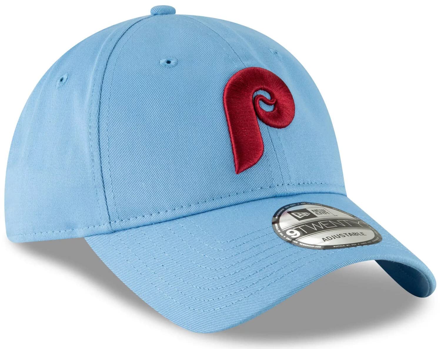 New Era Mlb Core Classic 9Twenty Adjustable Hat Cap One Size Fits All (Philadelphia Phillies Cooperstown)