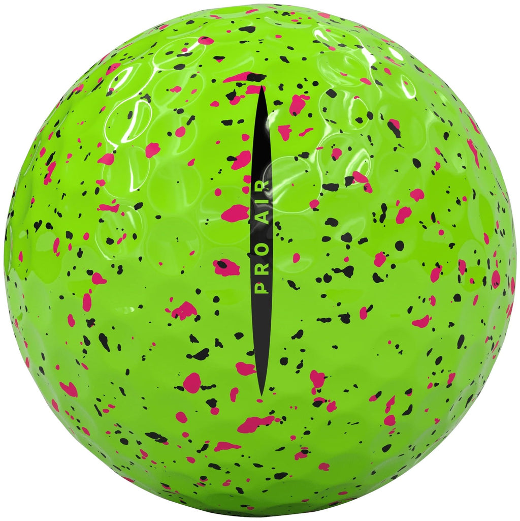 Vice Pro Air Golf Balls, Lime Pink/Black Drip