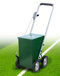 Vevor 50 Lbs Dry Line Marker For Baseball & Softball, Adjustable 2 Or 4 Inch Chalk Line Machine, Wheeled With Rubber Handle, Lar
