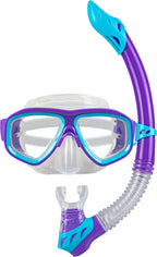 Cressi Rocks Kids Set, Purple/Blue, S/M