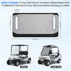 T Tgbros Golf Cart Seat Covers For 2 Person Seats Ezgo, Yamaha & Club Car With Armrests Universal Golf Cart Seat Blanket Cushion