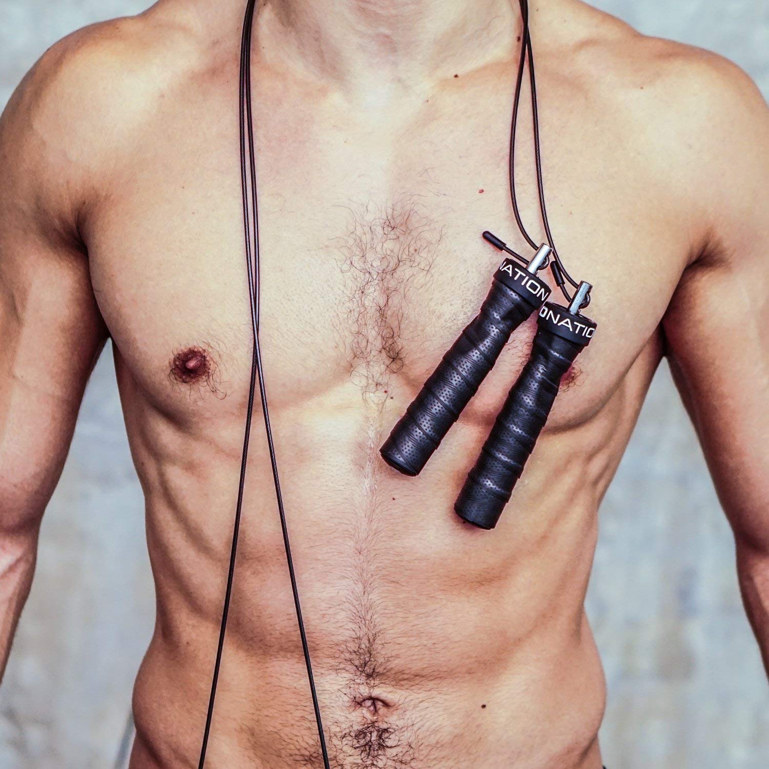 Weighted Jump Rope For Women & Men - 1 Pound (1Lb) Adjustable Heavy Speed Jump Rope Handles With Removable Weights, Cross Traini