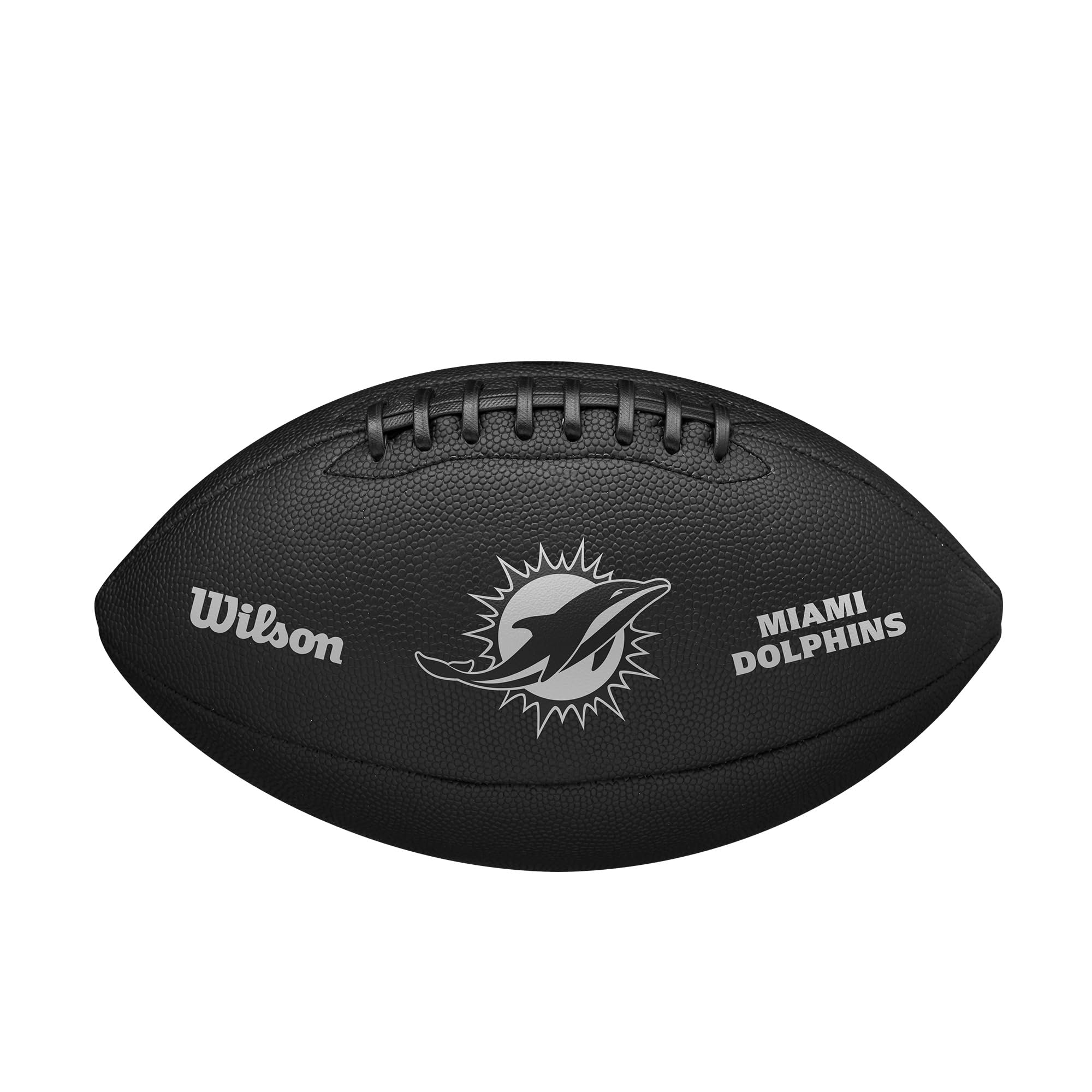 Wilson Nfl Team Metallic Premiere Football - Official Size, Miami Dolphins