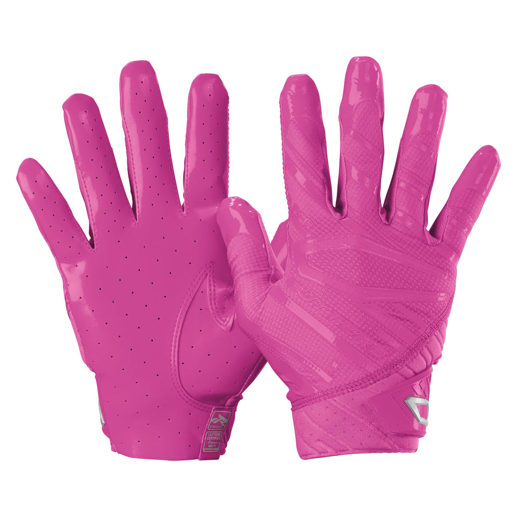 Cutters Rev Pro 6.0 Receiver Gloves Solid Pink XX-Large