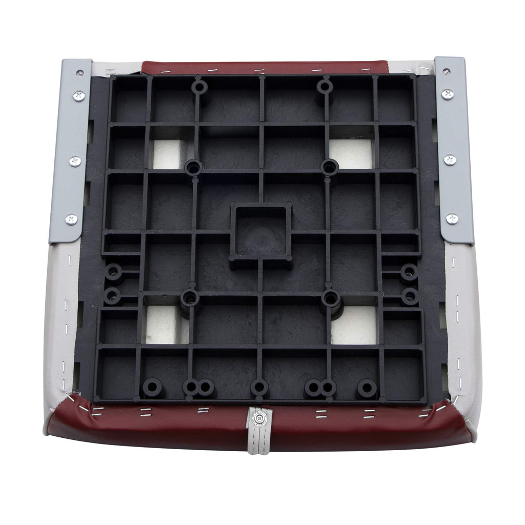 Wise 8Wd588Pls-661 Standard High Back Boat Seat, Grey/Red