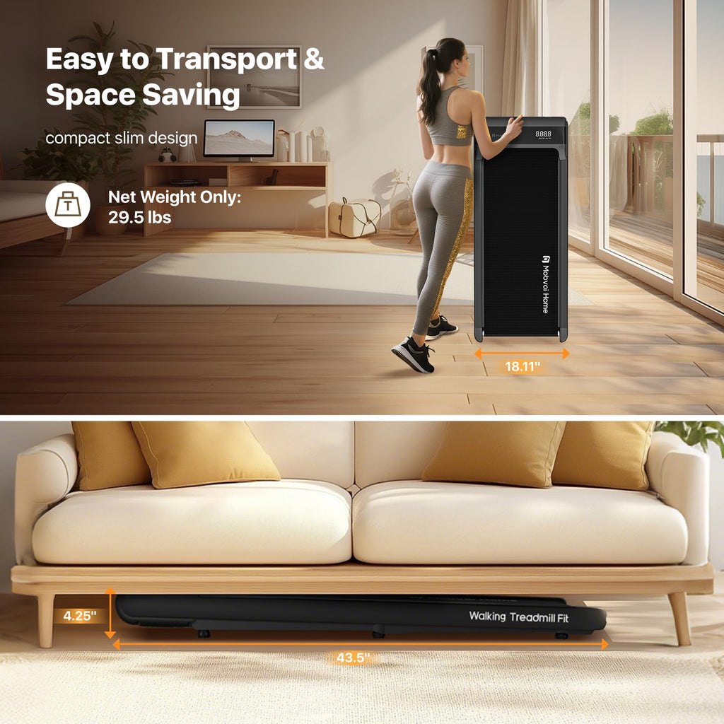 Mobvoi Smart Ai Treadmill Ultra/Se Walking Pad Treadmills Under Desk Running Machine Compact Portable Ticsports App For Home Off