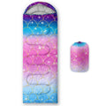 Axolotl Mermaid Scales Sleeping Bag For Kids Girls-Lightweight Warm Cold Weather Hike More Worry Less Sleeping Bag For Traveling
