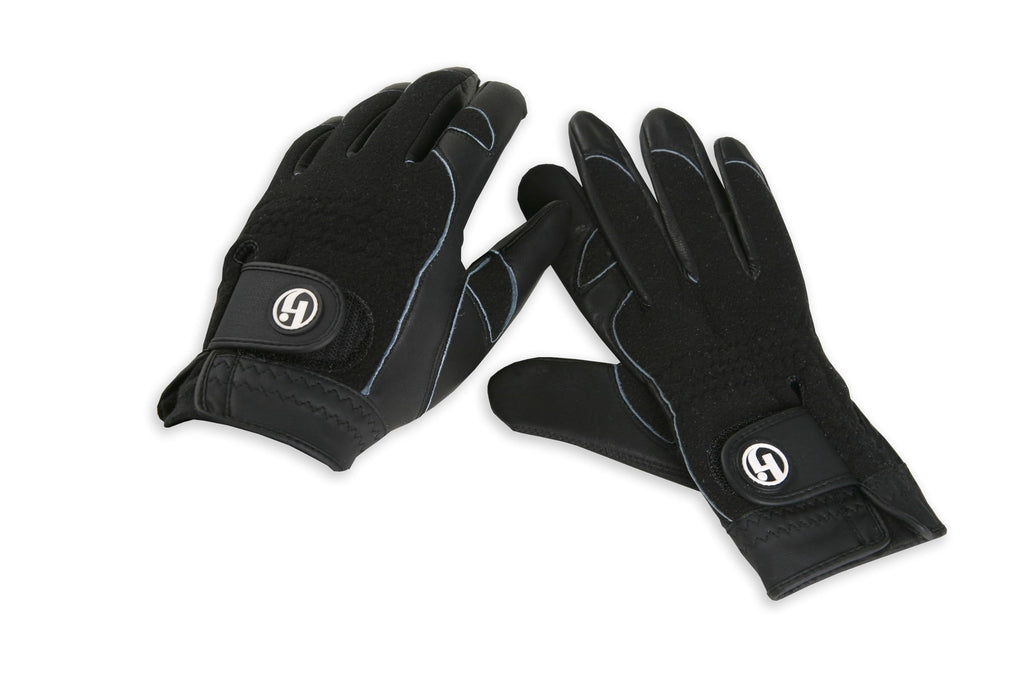Hj Glove Men'S Black Winter Performance Golf Glove, X-Large, Pair