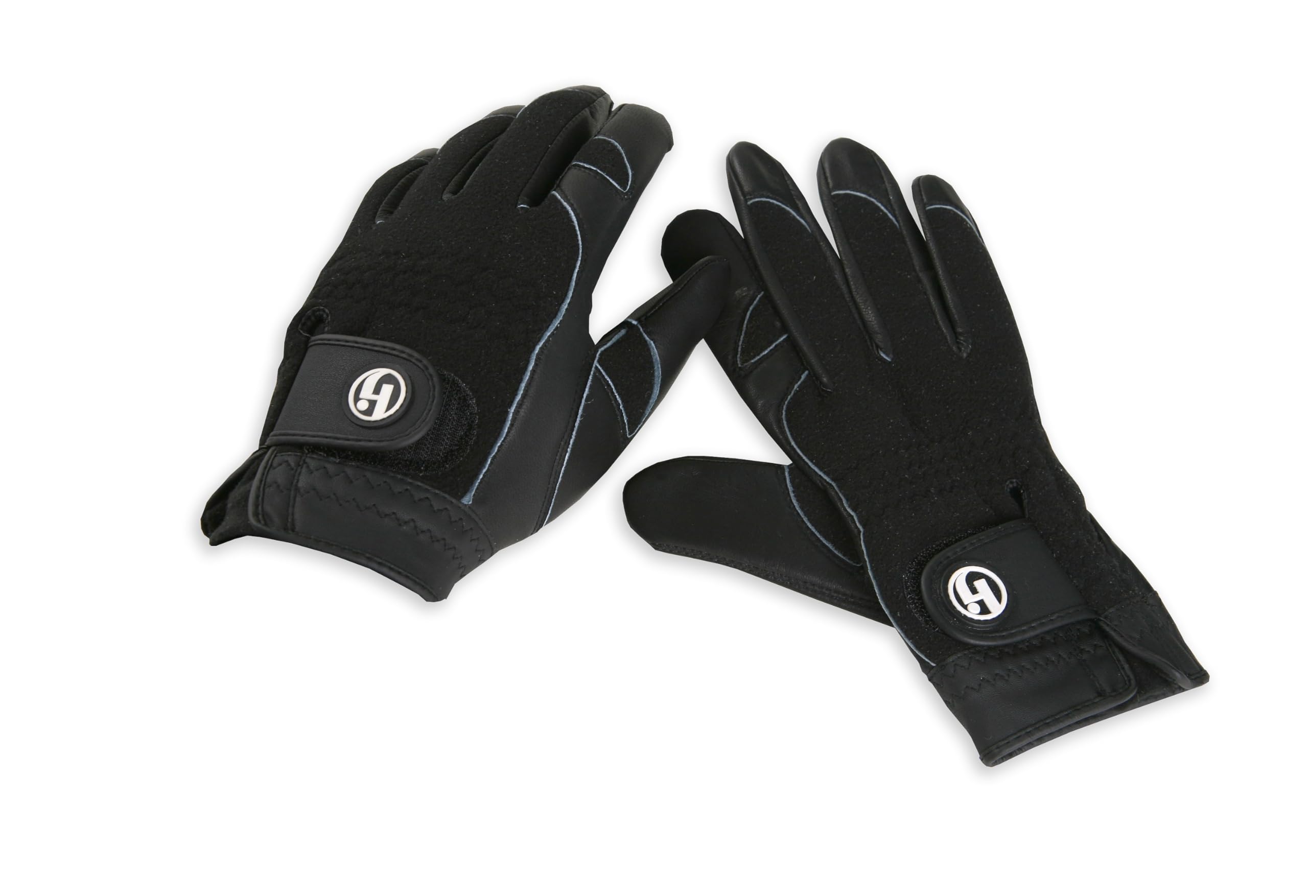 Hj Glove Women'S Black Winter Performance Golf Glove, Large, Pair