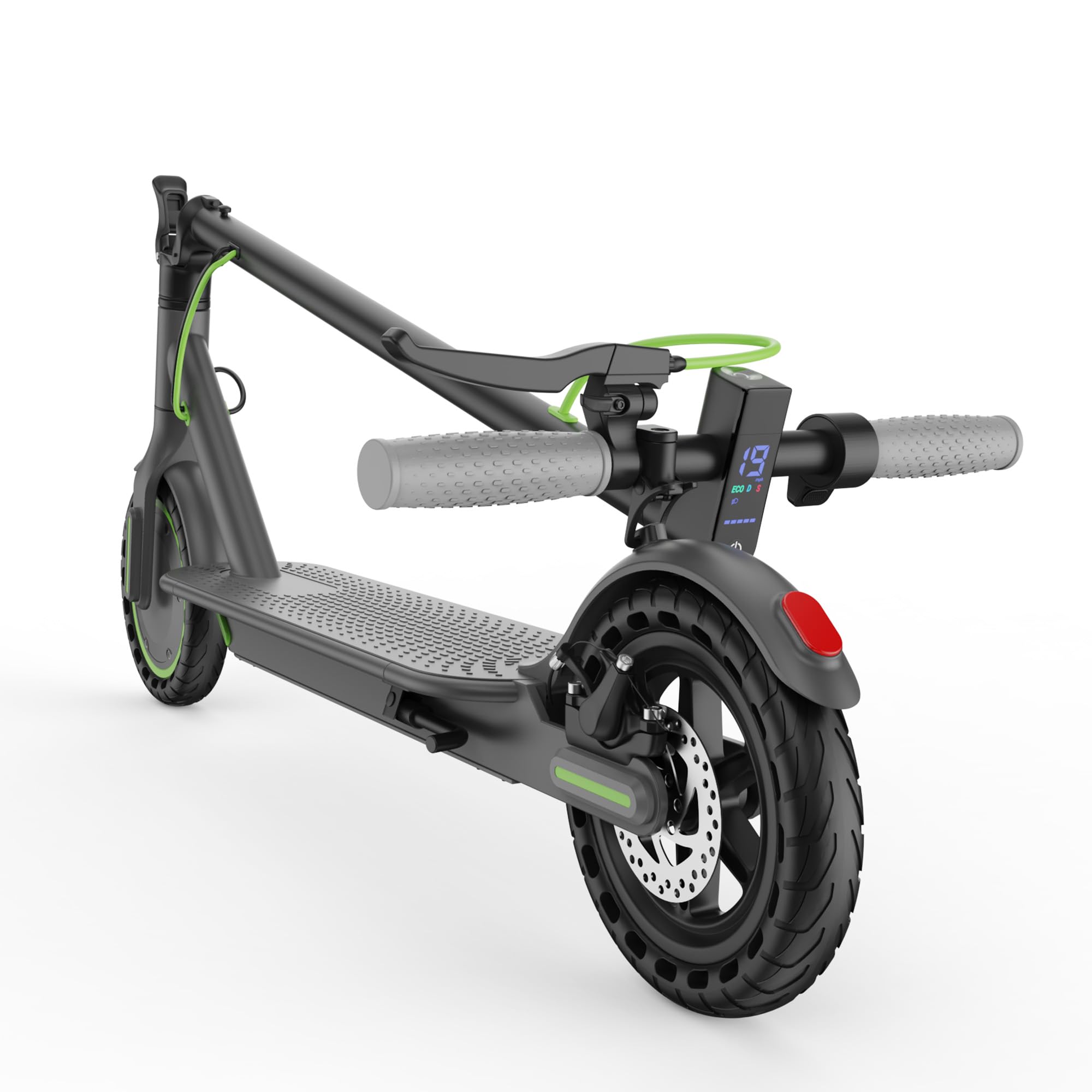 Roinside Scooter for Adults- 8.5 Solid Tires/350W Motor, 19 MPH Digital Display, Up to 16Miles Long-Range Commuting Folding E-Sc