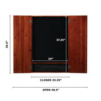 Viper By Gld Products, Cinnamon Finish Viper Metropolitan Solid Wood Cabinet & Electronic Ready-To-Play Bundle: Deluxe Set (797