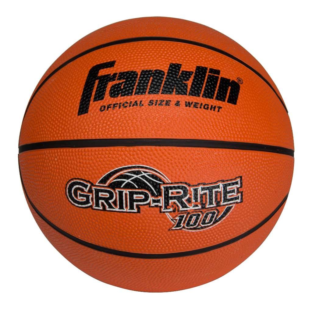 Franklin Sports Indoor + Outdoor 29.5'' Basketball - Grip-Rite 100 All Surface Indoor + Outdoor Official Size Men'S Basketball -