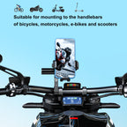 Brcovan Aluminum Alloy Handlebar Extensions For Bicycle & Motorcycle, Bike Handlebar Extender With Single Mounting Clamp Bracket