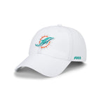 Foco Men'S Miami Dolphins-White Cap Nfl Logo Casual Hat, Team Color