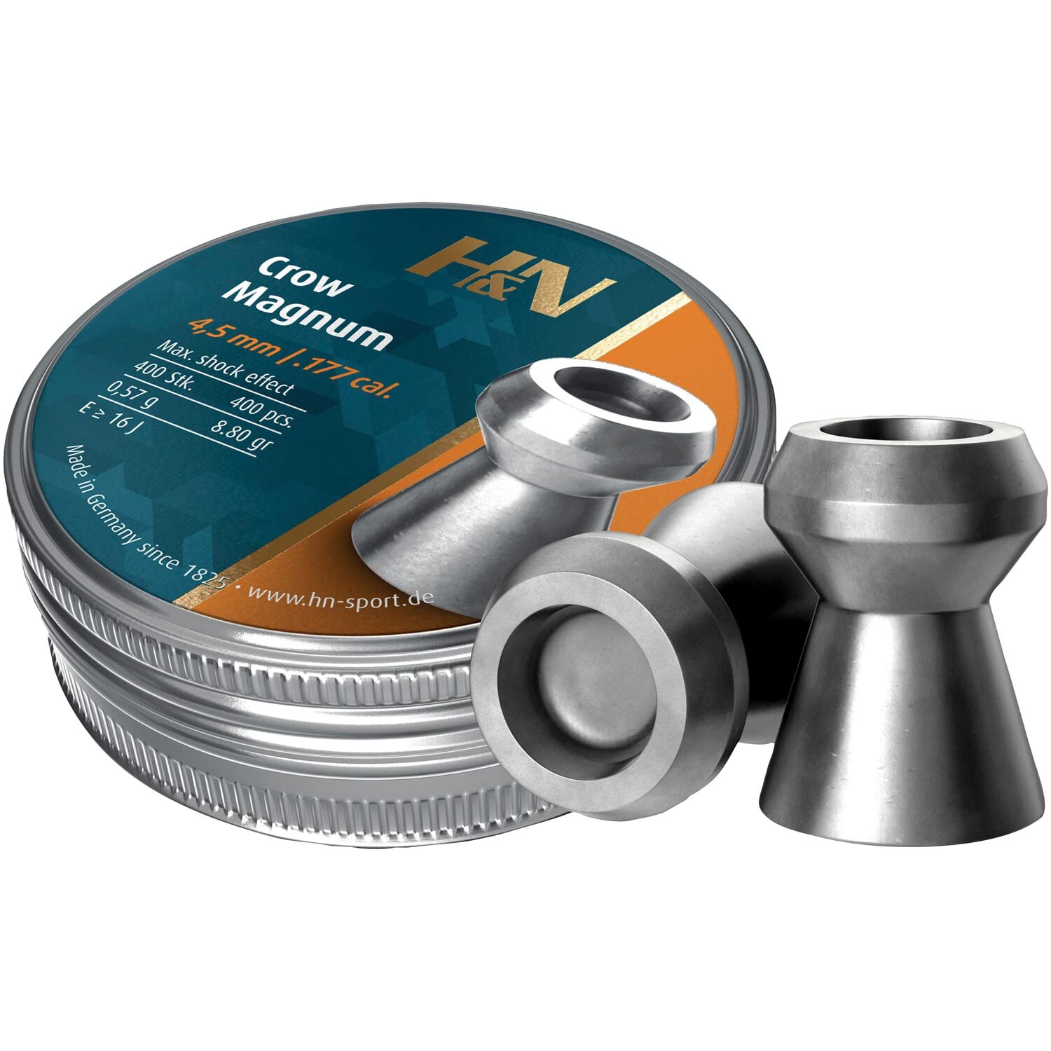 H&N Sport Crow Magnum Airgun Pellets (.177 Caliber)