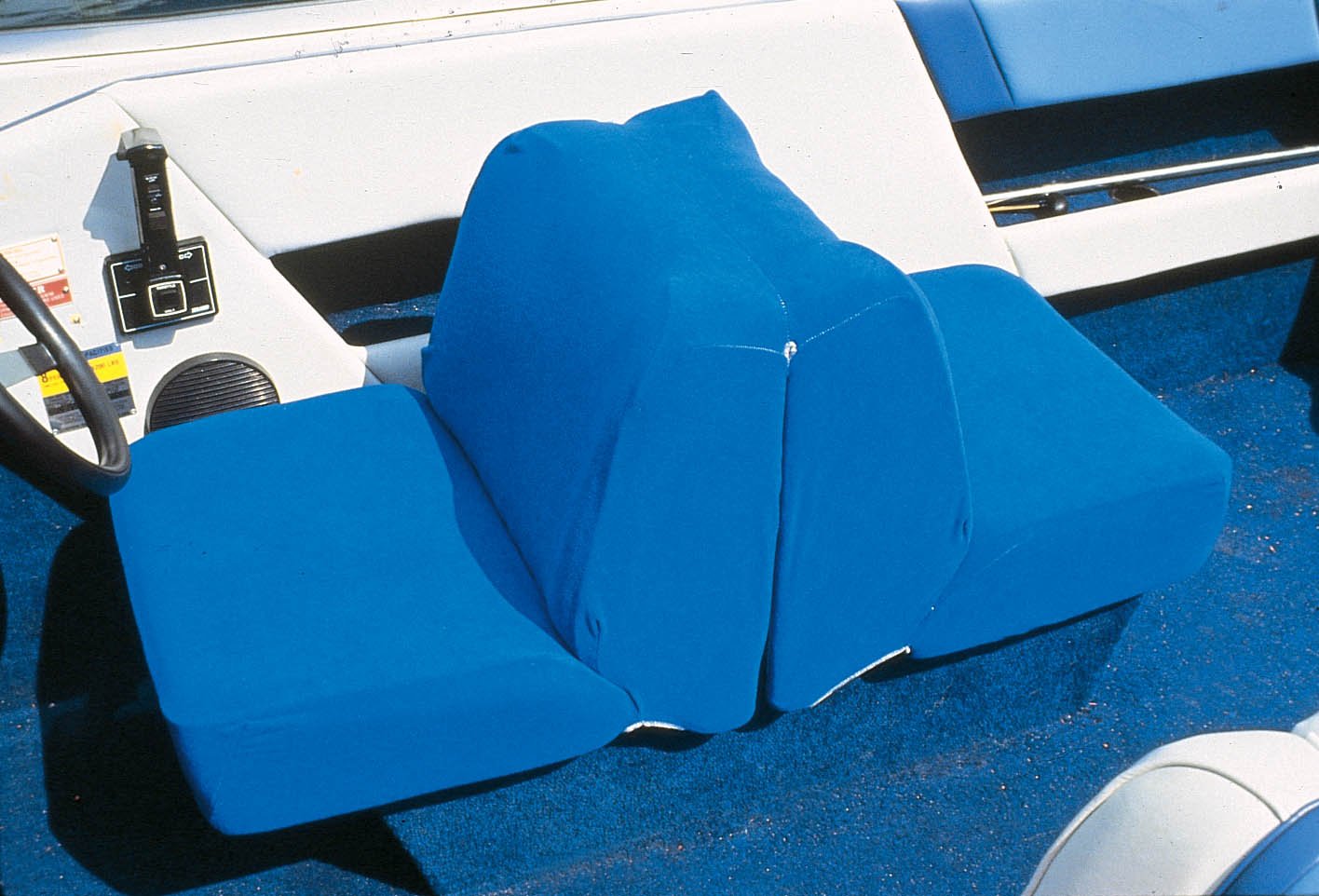 Taylormade Products 11997 Boat Seat Cover (Back To Back Lounge Seat, Navy Blue, 18''H X 20''W X 40''D