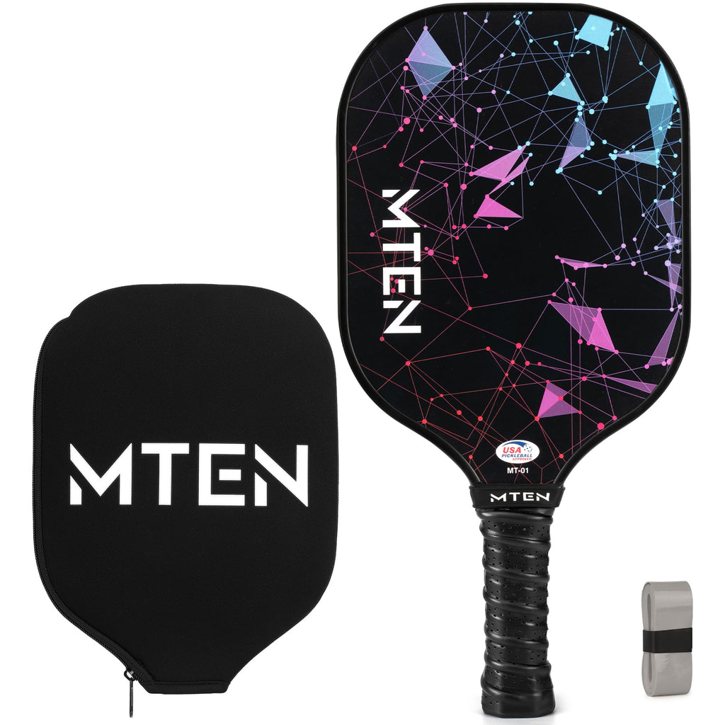 Pickleball Paddle, Usapa Approved Fiberglass Surface Pickleball Paddle With Protective Cover, Outdoor For Men Women