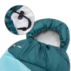Geertop Camping Sleeping Bag, 3 Season Backpacking Sleeping Bag, Lightweight Portable Warm Cool Weather (Mint)
