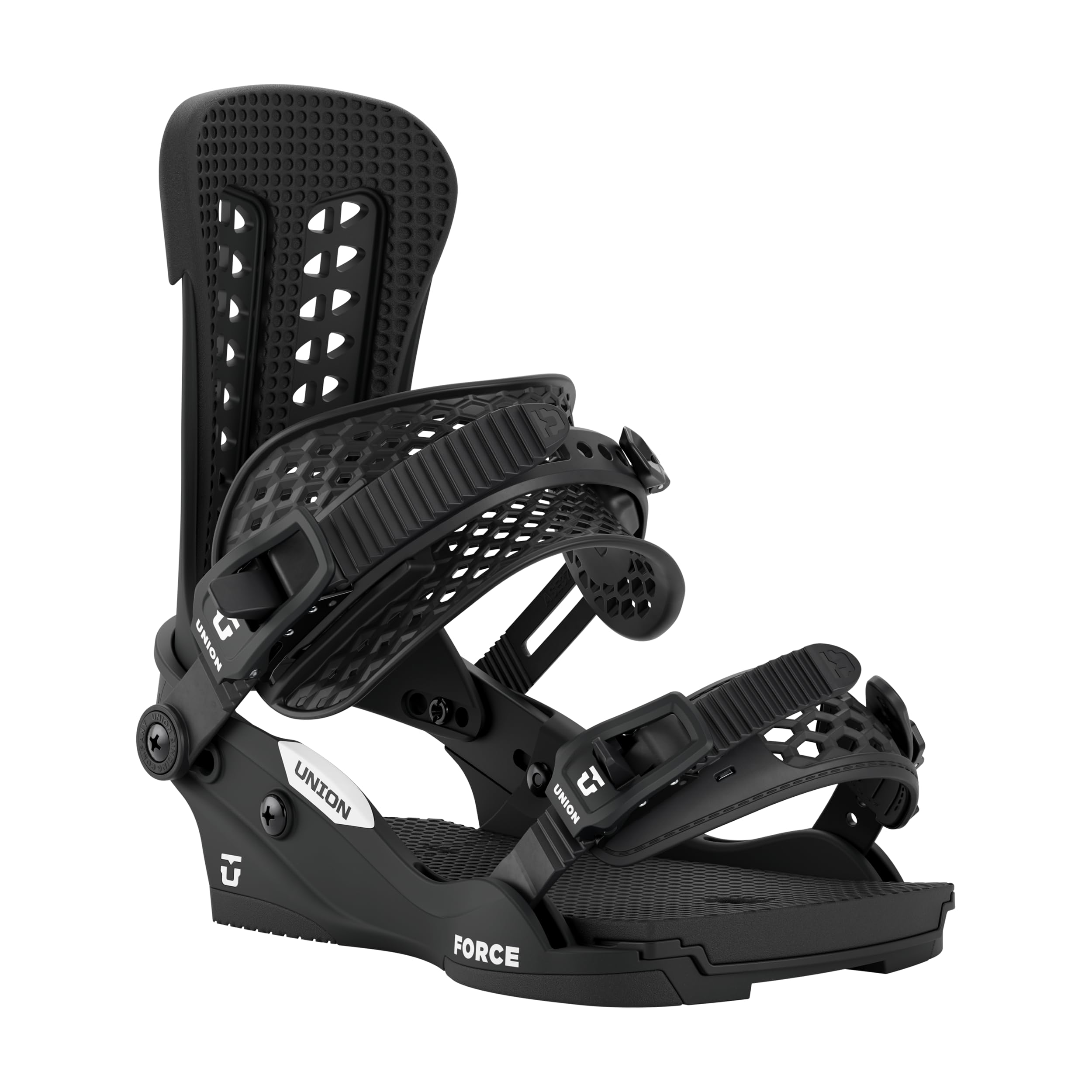 Union Force Classic Mens Snowboard Bindings (Black, Large)