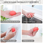 Peradix Hand Grip Strength Trainer, Stress Relief Ball For Adults And Kids, Wrist Rehab Therapy Hand Grip Equipment Ball Squishy
