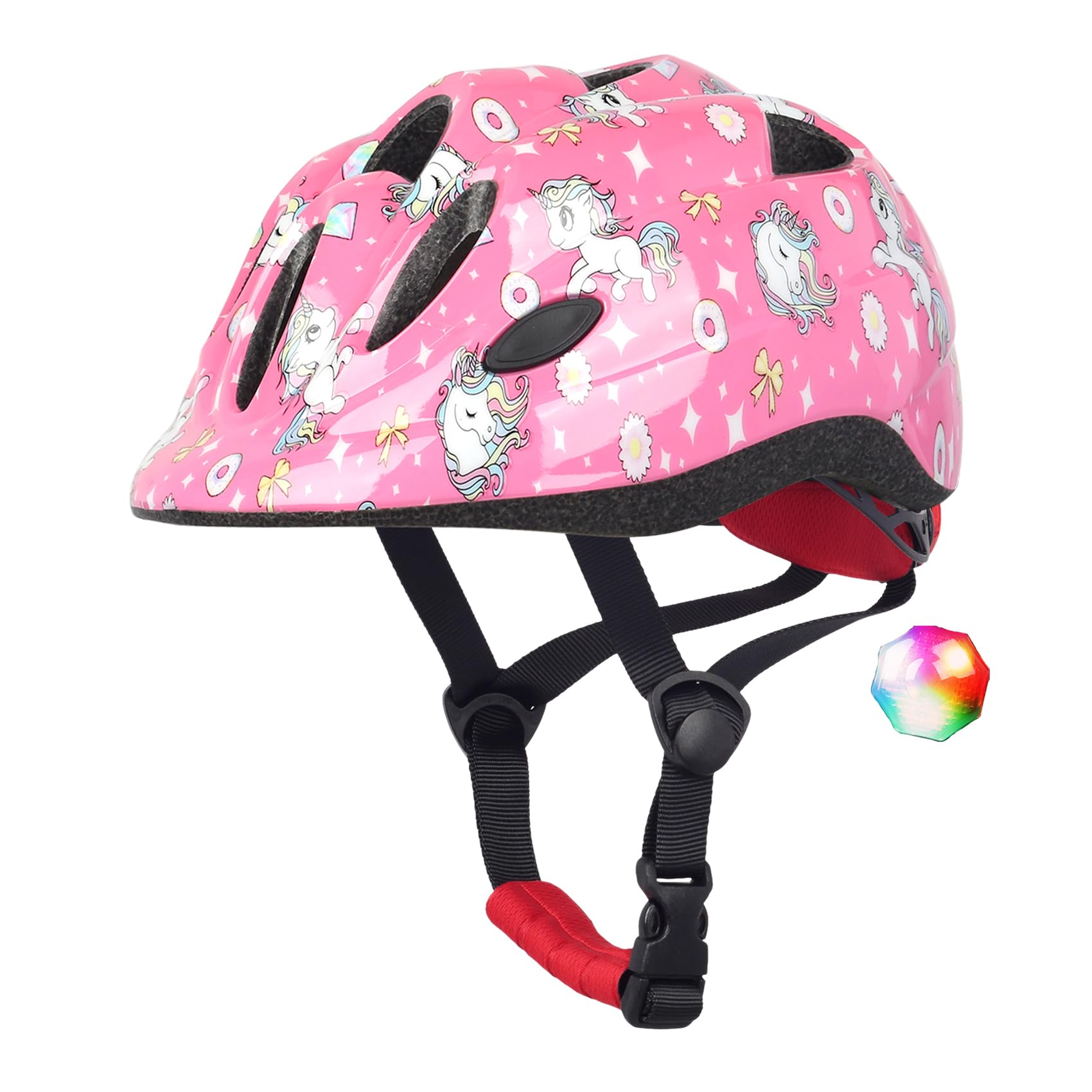 Atphfety Kids Toddler Bike Helmet, Adjustable Boys Girl Helmets from Baby to Children(Age 1-8), Multi Sports for Bicycle Skate S