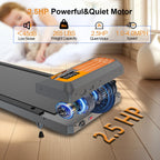 Walking Pad Treadmill With Handle Bar, 2.5 Hp Small Treadmills For Home With App Remote Control And Led Display, 4.0 Speed Porta