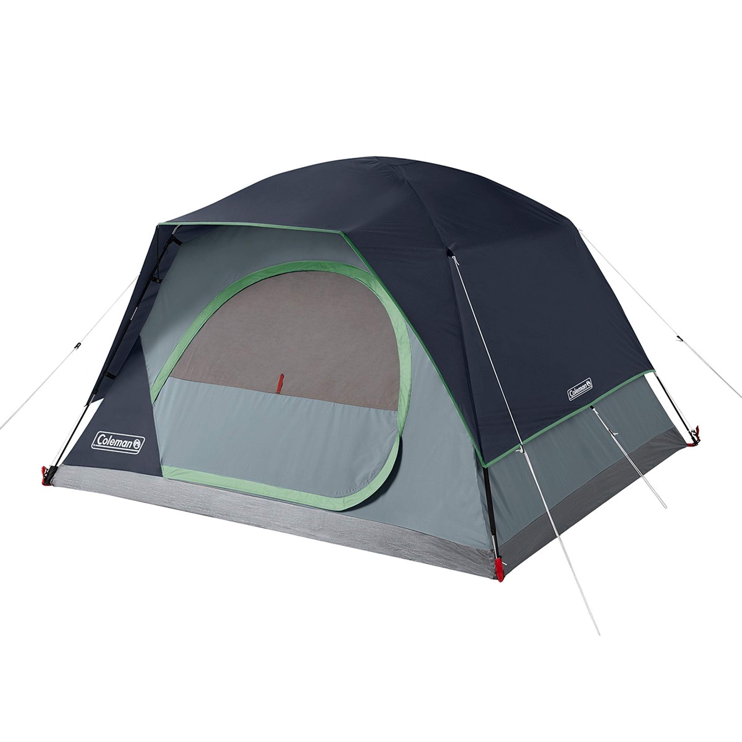 Coleman Skydome Camping Tent With 5 Minute Setup, 2/4/6/8 Person Weatherproof Tent With Rainfly & Carry Bag, 20% More Headroom T