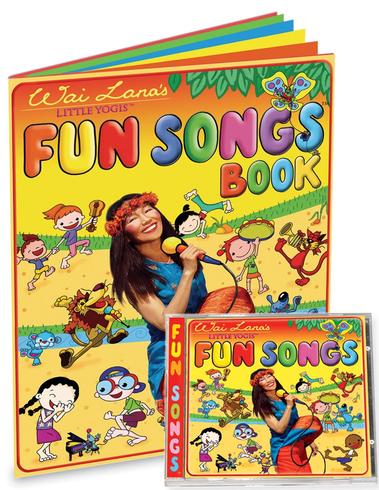 Wai Lana Little Yogis Fun Songs Cd & Lyrics Book