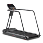 Sunny Health & Fitness Endurance Cardio Running Walking Treadmill with Extended Safety Handrails, Low-Impact, Low Wide Deck and 