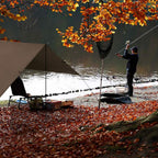 Kalinco Waterproof Camping Tarp Tent Hammock Rain Fly, 10X10Ft/10X15Ft, Mutifunctional Tent Footprint Lightweight Tarp For Campi