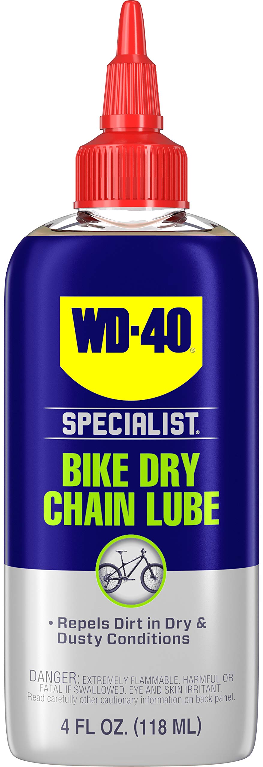 Wd-40 Specialist Bike Dry Chain Lube, 4 Oz