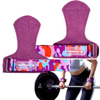 Manueklear Weight Lifting Grips, Leather Hooks Straps For Deadlifts, Pull-Ups, Heavy Shrugs, Non-Slip Adjustable Wrist Wrap Glov